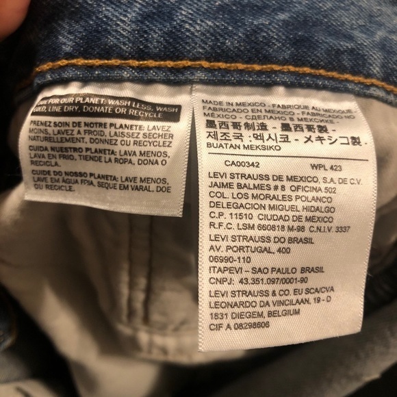 Mens Distressed 514 Levis Jeans 36Wx30L - Picture 6 of 7